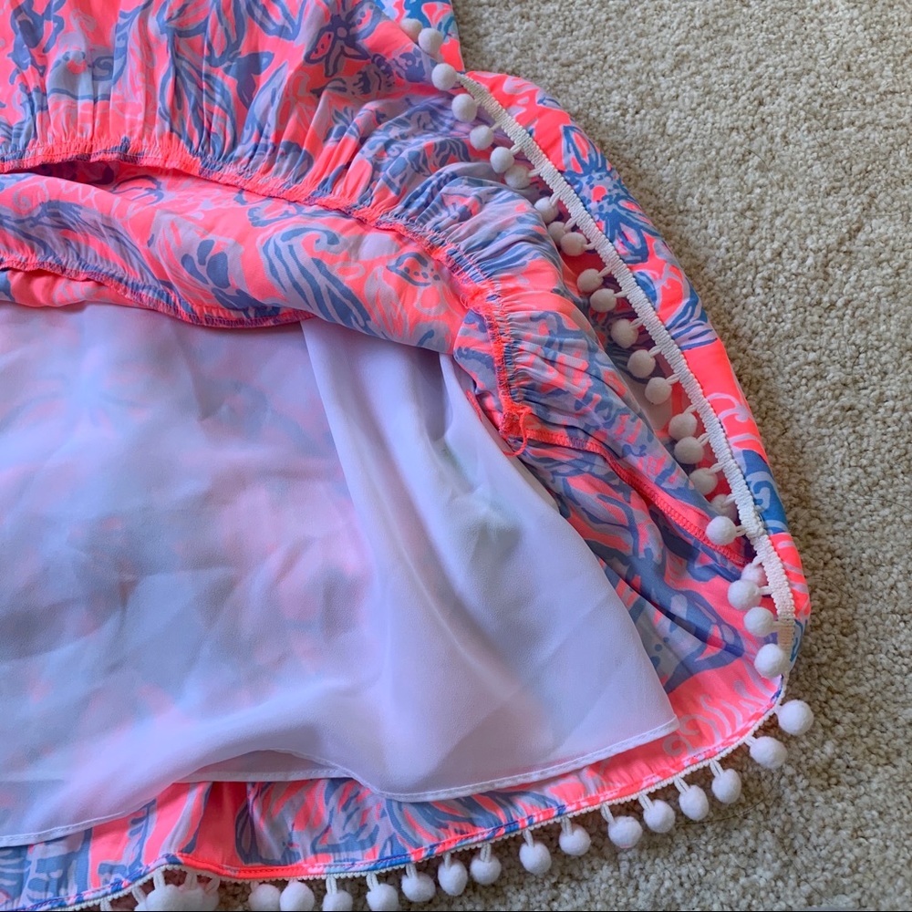 Lilly Pulitzer Natashia Pink Sun Ray Summer Siren Dress View 6